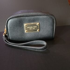 Michael Kors Black Wristlet